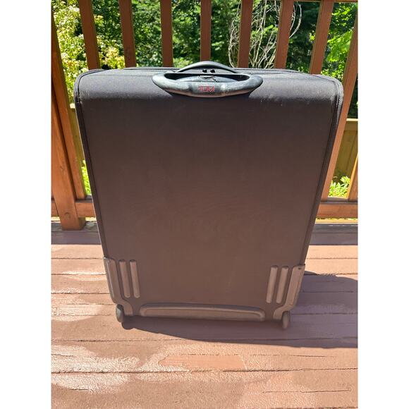 Tumi Alpha 22026DH Black Medium Trip Expandable Suitcase w/ garment bag - Picture 4 of 16